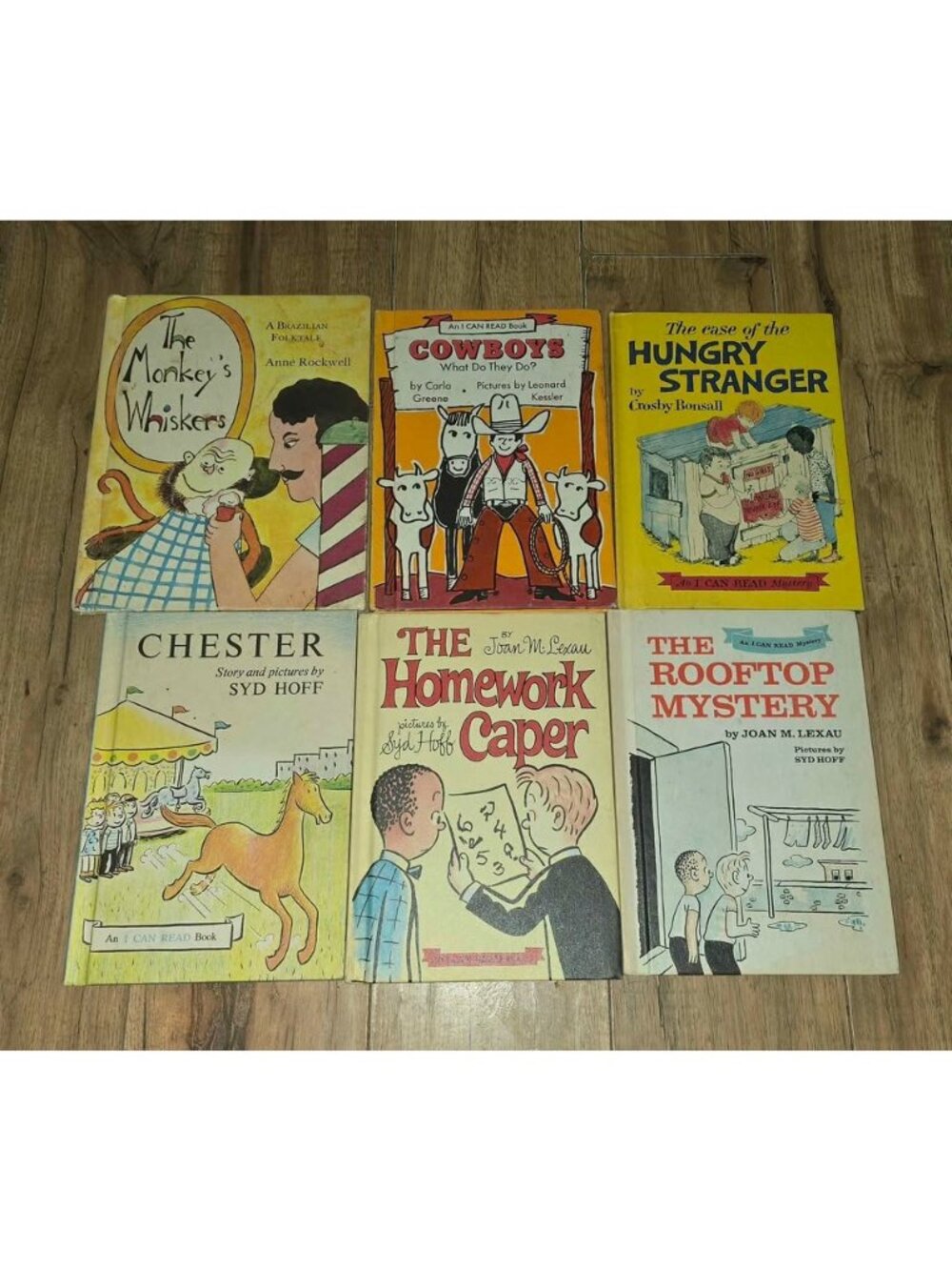 Lot of 6 Vintage I Can Read It All By Myself Beginner And Misc Books - HC B3
